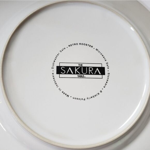 NIB Sakura Retro Rooster Plates - Picture 5 of 6